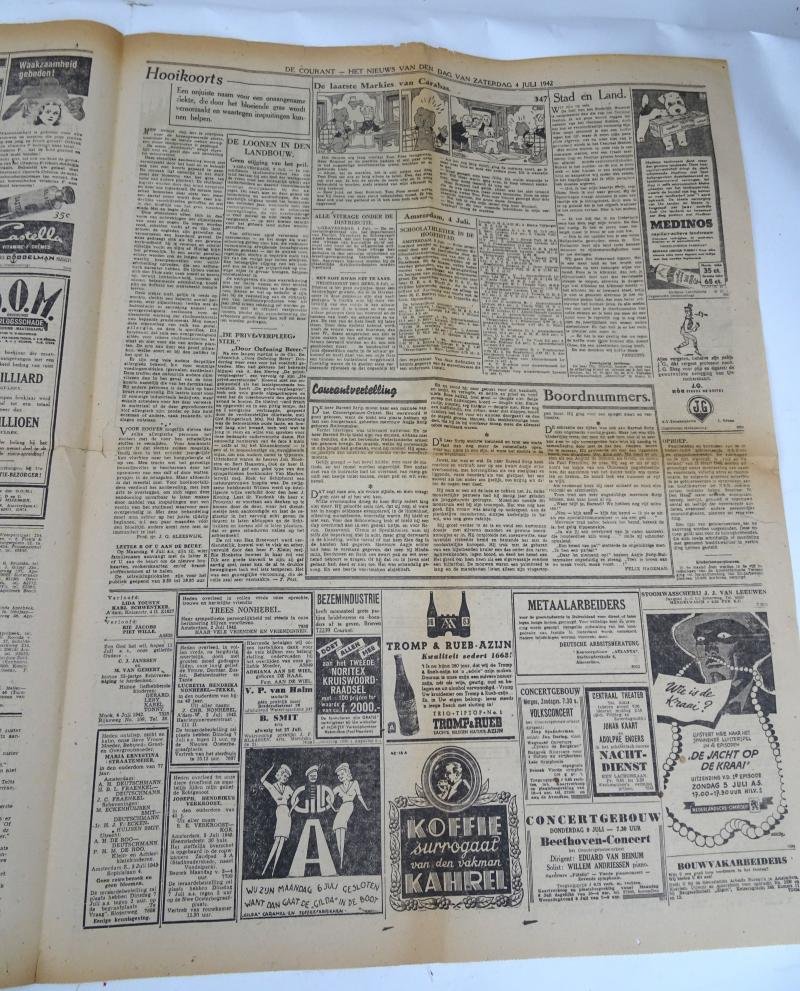 a Dutch ww2 newspaper in nice used condition the 'het nieuws van den dag — image 6