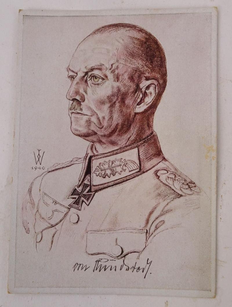 a german ww2 pre-war drawn from field marshal Gerd von Rundstedt — image 2