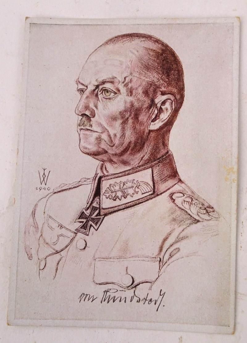 a german ww2 pre-war drawn from field marshal Gerd von Rundstedt — image 3