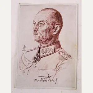 a german ww2 pre-war drawn from field marshal Gerd von …
