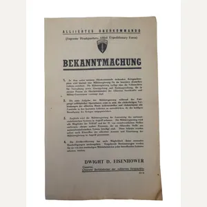 a american ww2 propaganda drop flyer