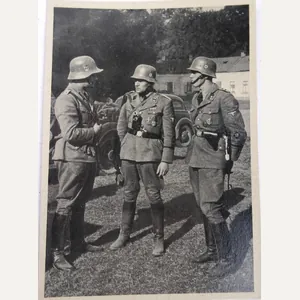 a german ww2 ss postcard