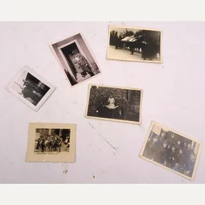 6 German ww2 small pictures in used condition