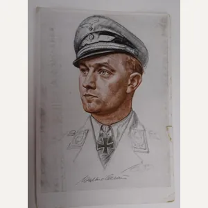 a german ww2 pre-war drawn post