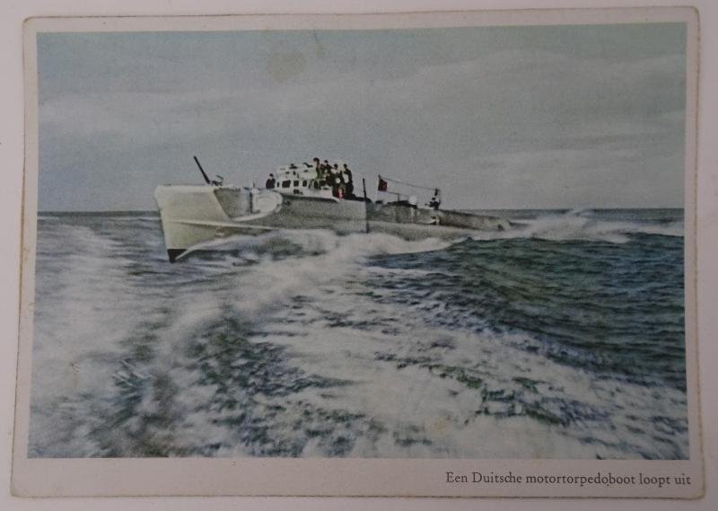 a german ww2 post card with dutch text — image 3