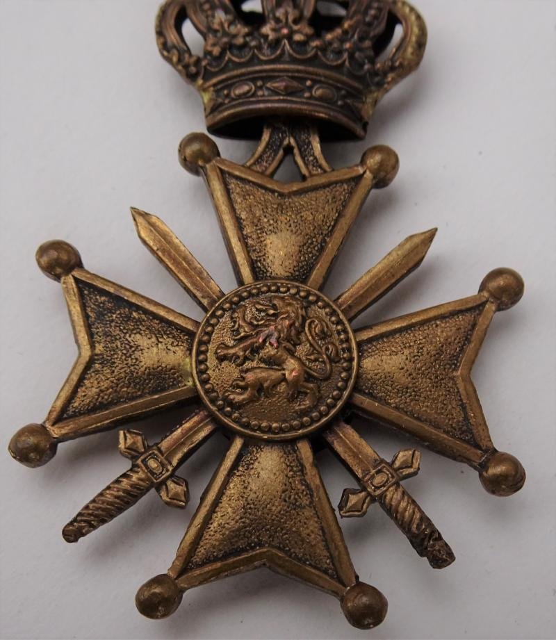 belgian war cross 1914/1918 medal — image 8