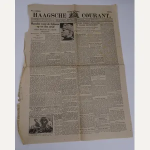 a Dutch newspaper the haagsche courant