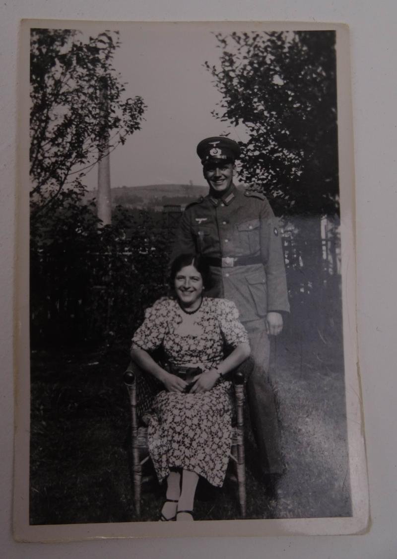 a German ww2 picture of a German soldier and a woman — image 3