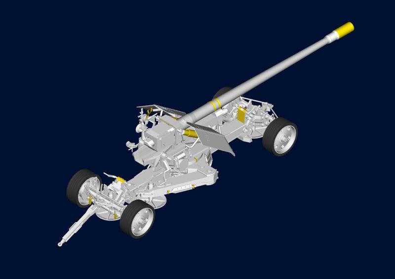 a german 12.8-cm-kanona 43 bzw.44(krupp)1/35 scale trumpeter — image 6