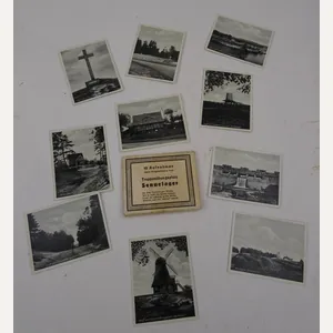 10 photo cards in a folder for a German soldier …
