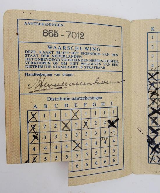 a dutch ww2 pedigree card 'the Hague' — image 3