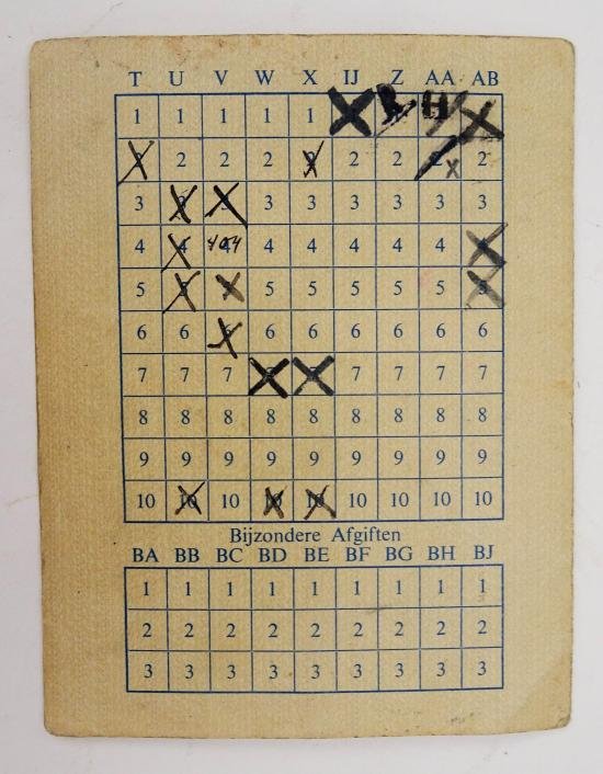 a dutch ww2 pedigree card 'the Hague' — image 5