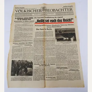 a ww2 newspaper 'volkischer beobachter '