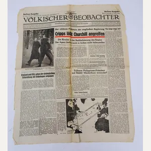 german ww2 newspaper 'volkischer beobachter'