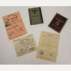 in nice used condition german wehrpas/arbeitsbuch