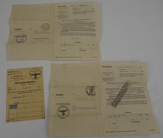 a personal set of a kraftwagen führers Richard walter meinel — image 3