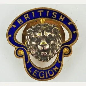 A WW1 Royal British Legion RBL Members label badge