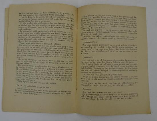 dutch ww2 air protection booklet — image 6