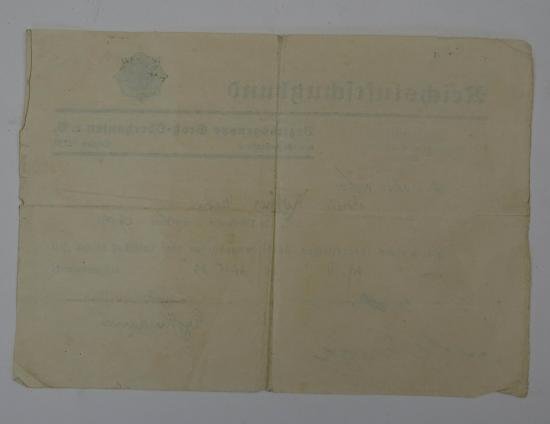German ww2 document in used condition — image 6