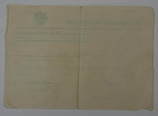 German ww2 document in used condition — image 7
