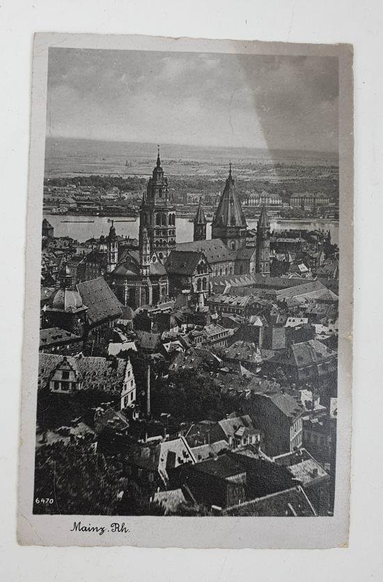a german ww2 period photo card from the city of mainz — image 2