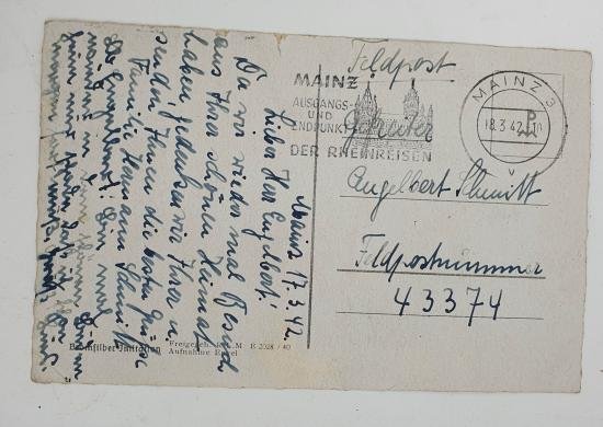 a german ww2 period photo card from the city of mainz — image 5
