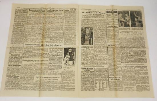 german ww2 newspaper (Westfälische Landeszeitung) — image 2