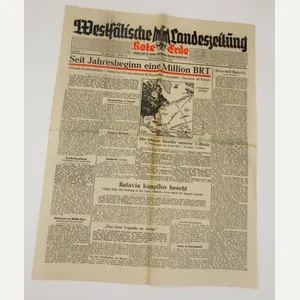 german ww2 newspaper (Westfälische Landeszeitung)