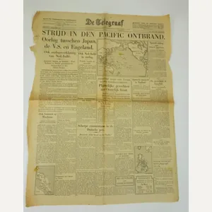 a Dutch newspaper the 'de telegraaf '