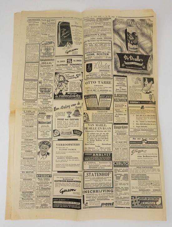 a Dutch newspaper the haagsche courant — image 5