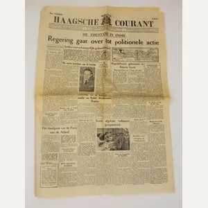 a Dutch newspaper the haagsche courant
