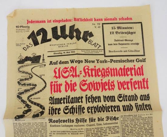 german ww2 newspaper 'Das 12 uhr blatt' — image 5