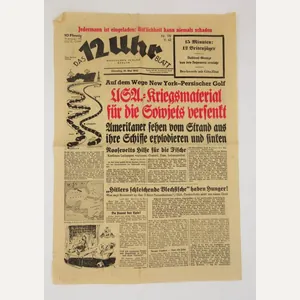 german ww2 newspaper 'Das 12 uhr blatt'
