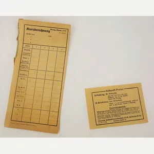 2 German ww2 documents in used condition