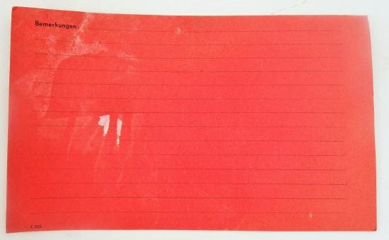 a wehrmacht vehicle index card — image 3