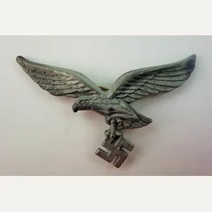a rare Luftwaffe tropical pith helmet eagle