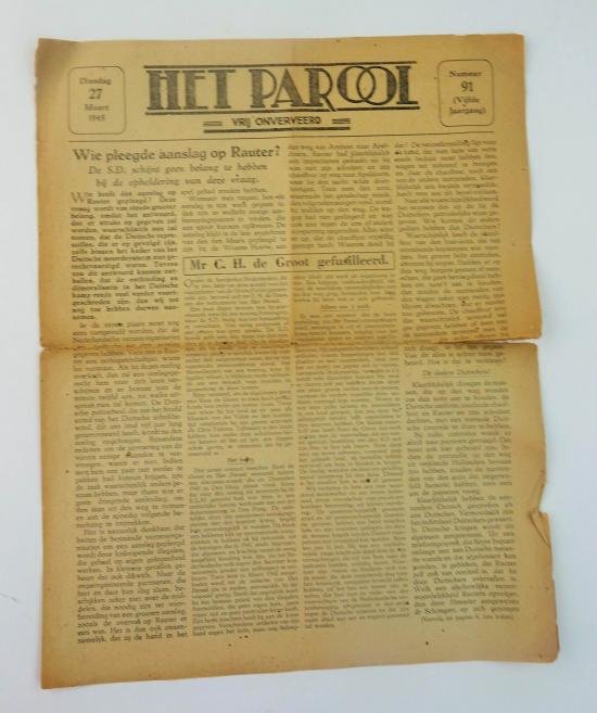 dutch ww2 resistance newspaper 'het parool ' — image 3