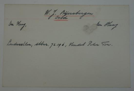 a Dutch WW2 ' N.S.B' card tray dokument — image 4