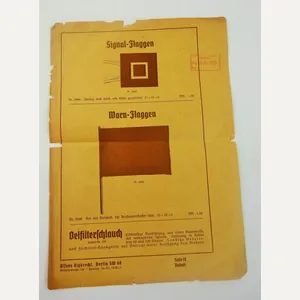 a very rare flag order document