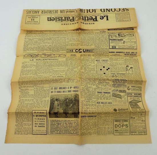 french newspaper'parisien'1940 — image 2