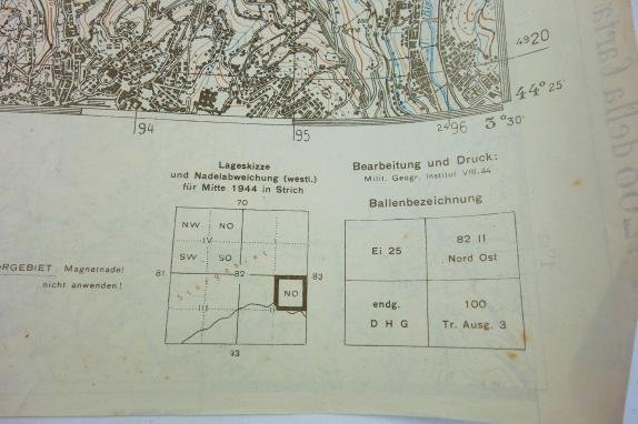 wehrmacht map off 'Sestri Ponente italy' — image 2