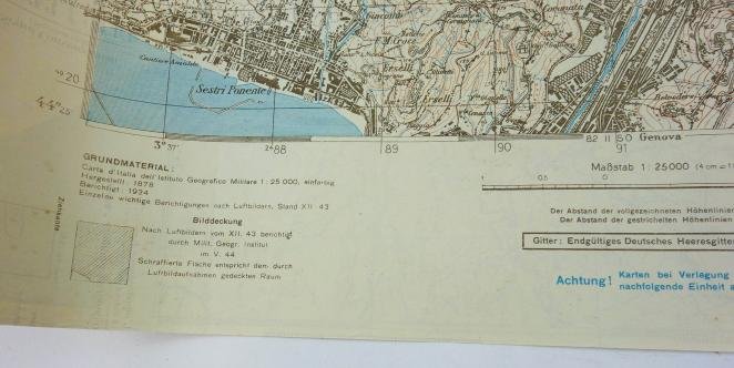 wehrmacht map off 'Sestri Ponente italy' — image 3