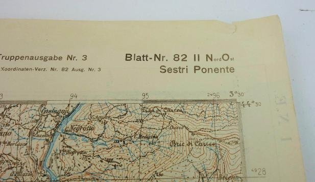 wehrmacht map off 'Sestri Ponente italy' — image 4