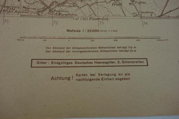 wehrmacht map off 'cumiana italy' — image 4