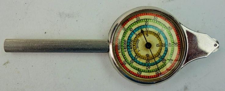 wehrmacht mapcase measuring instrument ' kurvenmesser ' — image 2