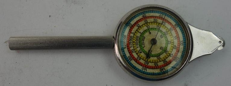 wehrmacht mapcase measuring instrument ' kurvenmesser ' — image 4