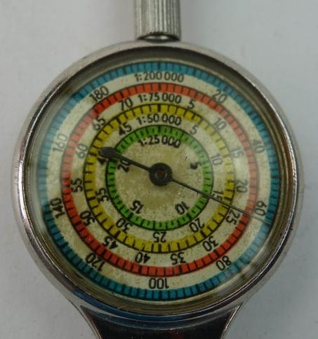 wehrmacht mapcase measuring instrument ' kurvenmesser ' — image 5