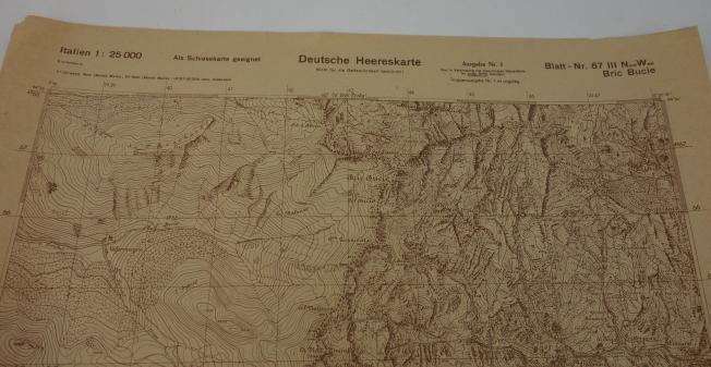 wehrmacht map off 'bric bucie italy' — image 2