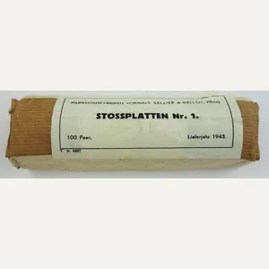 a full package off stossplatten nr 1 in mint condition