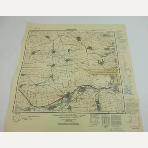 a ww2 period german map off 'Neudietendorf Germany '